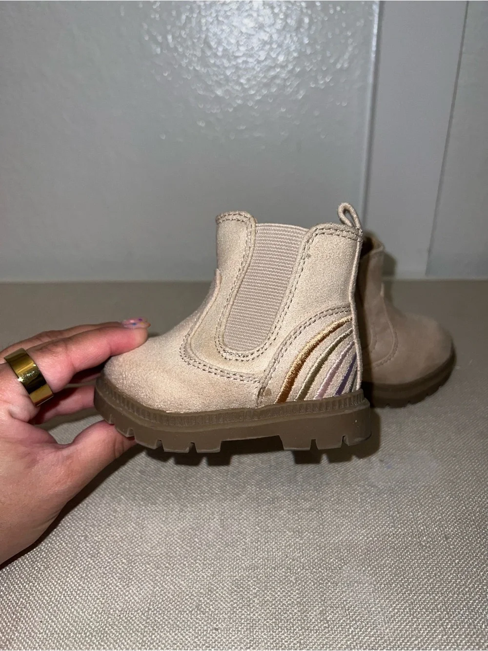 Wonder Nation Infant Girls’ Chelsea Boots